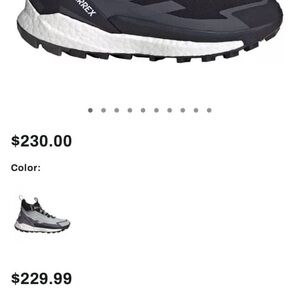 Adidas Terrex Black and Orange Trail Shoes